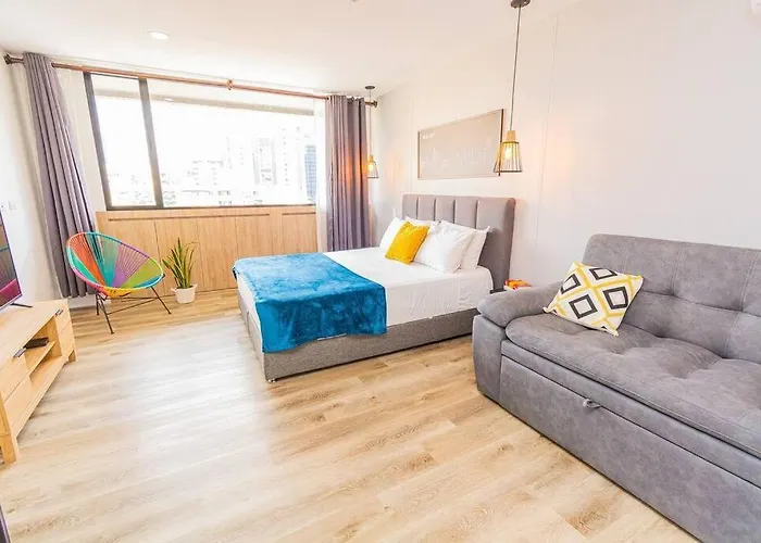 Poblado, Modern Studio, Coworking, A/C, Gym 1411